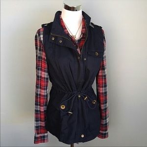 Navy Blue Utility Vest